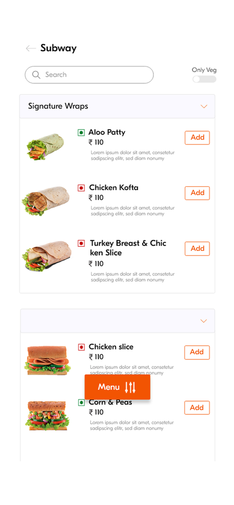 Give your customers the comfort of Digital Menu